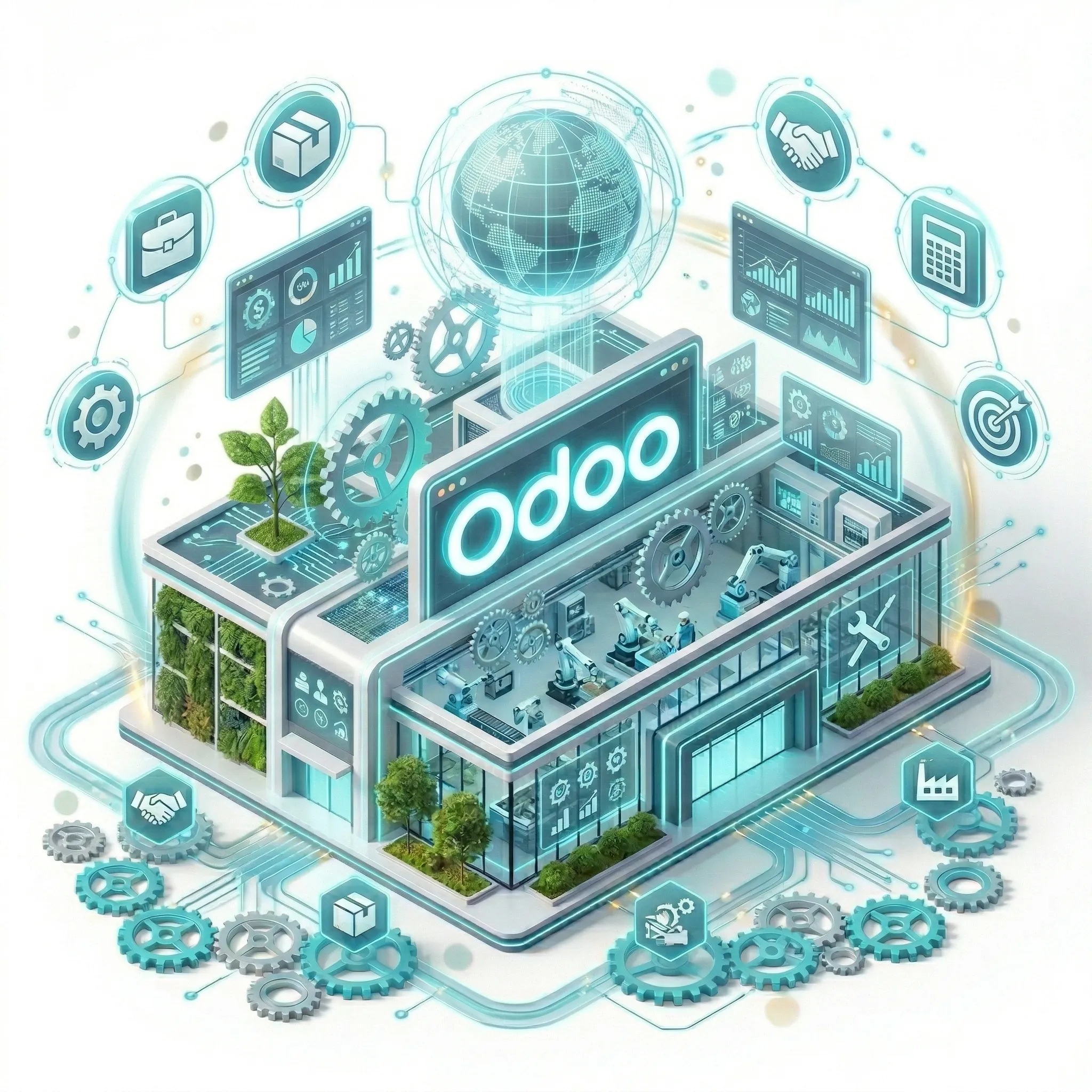 ERP-платформа Odoo — интерфейс системы